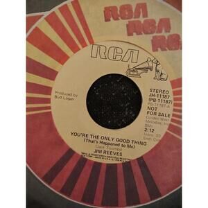 Rare Promo - Jim Reeves - You're The Only Good Thing - 7" Vinyl Record - EX/VG+